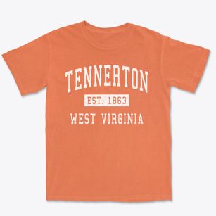 Tennerton West Virginia Classic Established Premium Heavyweight T-shirt