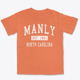 Manly North Carolina Classic Established Premium Heavyweight T-shirt