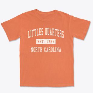 Littles Quarters North Carolina Classic Established Premium Heavyweight T-shirt