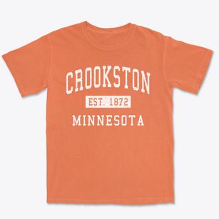 Crookston Minnesota Classic Established Premium Heavyweight T-shirt