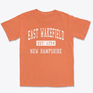 East Wakefield New Hampshire Classic Established Premium Heavyweight T-shirt