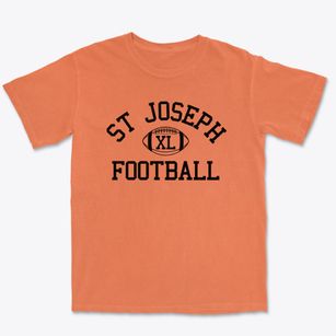 St Joseph Parish Classic Football Premium Heavyweight T-shirt