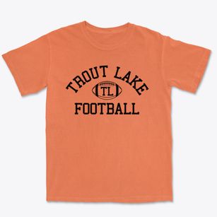 Trout Lake School Classic Football Premium Heavyweight T-shirt