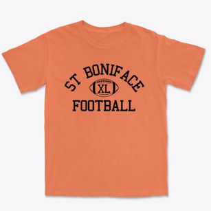 St Boniface Parish Classic Football Premium Heavyweight T-shirt