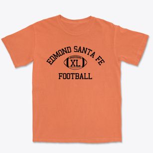 Edmond Santa Fe High School Classic Football Premium Heavyweight T-shirt