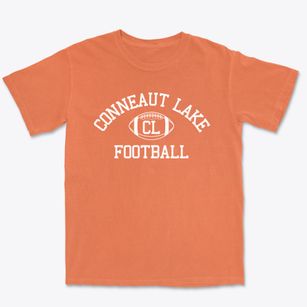 Conneaut Lake High School Classic Football Premium Heavyweight T-shirt