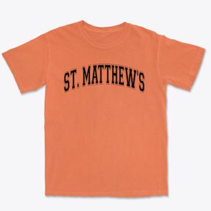 Saint Matthew's Catholic School Varsity Arch Premium Heavyweight T-shirt