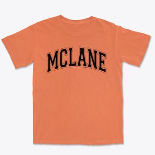 Mclane Elementary School Varsity Arch Premium Heavyweight T-shirt