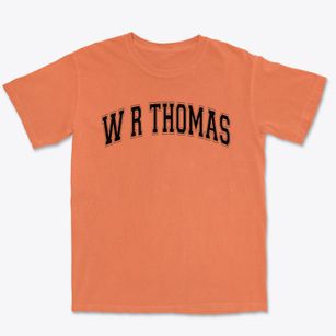 W R Thomas Middle School Varsity Arch Premium Heavyweight T-shirt