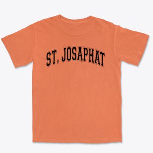Saint Josaphat School Varsity Arch Premium Heavyweight T-shirt