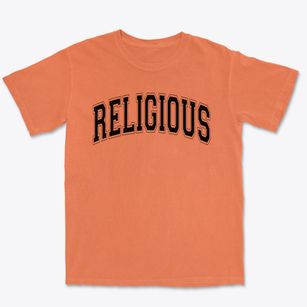 Religious Education School Varsity Arch Premium Heavyweight T-shirt