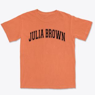 Julia Brown Montessori School Varsity Arch Premium Heavyweight T-shirt