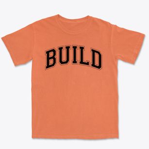 Build Academy Varsity Arch Premium Heavyweight T-shirt
