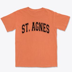 Saint Agnes Academic High School Varsity Arch Premium Heavyweight T-shirt
