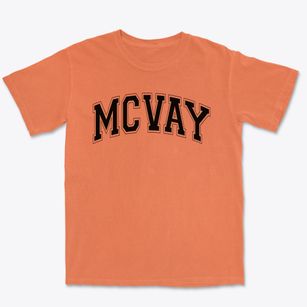 Mcvay Elementary School Varsity Arch Premium Heavyweight T-shirt