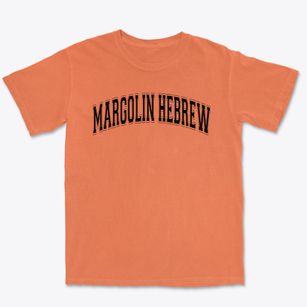 Margolin Hebrew Academy Yeshiva South Varsity Arch Premium Heavyweight T-shirt