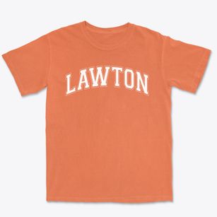Lawton Elementary School Varsity Arch Premium Heavyweight T-shirt