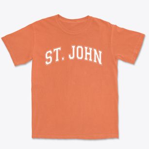 Saint John Of San Francisco Orthodox Varsity Arch Premium Heavyweight T-shirt