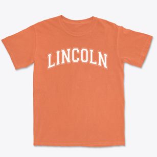 Lincoln Elementary School Varsity Arch Premium Heavyweight T-shirt