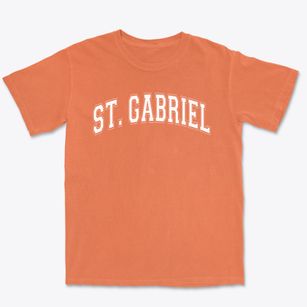 Saint Gabriel The Archangel School Varsity Arch Premium Heavyweight T-shirt