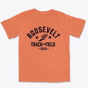 Roosevelt Intermediate School Track and Field Premium Heavyweight T-shirt