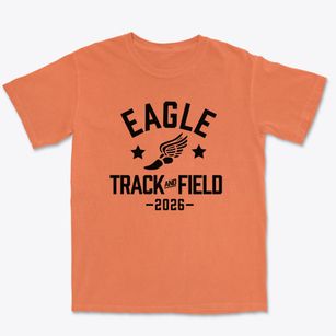 Eagle Charter School Track and Field Premium Heavyweight T-shirt
