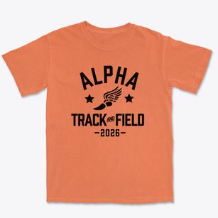 Alpha Learning Center Track and Field Premium Heavyweight T-shirt