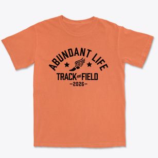 Abundant Life Academy Track and Field Premium Heavyweight T-shirt