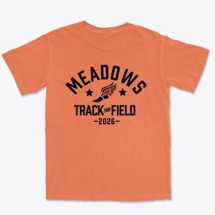 Meadows Elementary School Track and Field Premium Heavyweight T-shirt