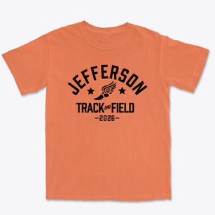 Jefferson Elementary School Track and Field Premium Heavyweight T-shirt