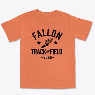 Eleanor Murray Fallon School Track and Field Premium Heavyweight T-shirt