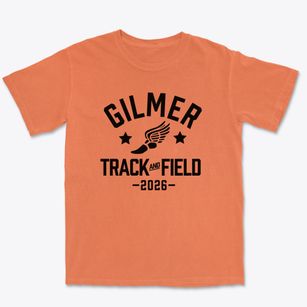 Gilmer Middle School Track and Field Premium Heavyweight T-shirt