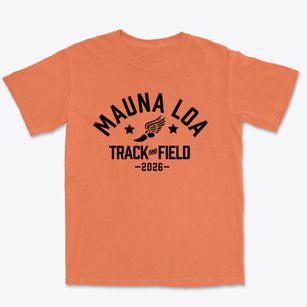 Mauna Loa School Track and Field Premium Heavyweight T-shirt