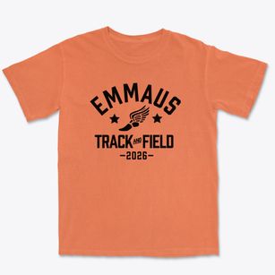 Emmaus Lutheran School Track and Field Premium Heavyweight T-shirt