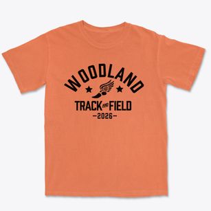 Woodland Elementary School Track and Field Premium Heavyweight T-shirt
