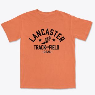 Lancaster Elementary School Track and Field Premium Heavyweight T-shirt