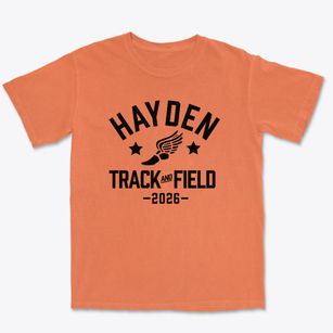 Hayden R Lawrence Middle School Track and Field Premium Heavyweight T-shirt