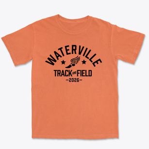 Waterville Junior High School Track and Field Premium Heavyweight T-shirt