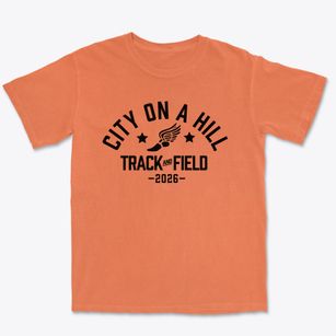 City On A Hill Track and Field Premium Heavyweight T-shirt