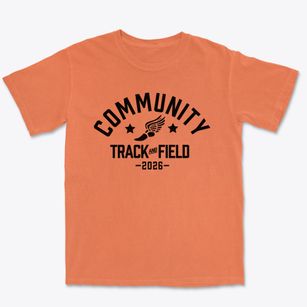 Community Christian School Track and Field Premium Heavyweight T-shirt