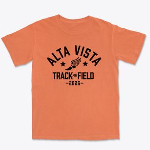 Alta Vista Charter High School Track and Field Premium Heavyweight T-shirt