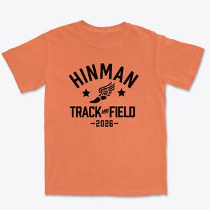 Edna F Hinman Elementary School Track and Field Premium Heavyweight T-shirt