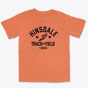 Hinsdale Elementary School Track and Field Premium Heavyweight T-shirt