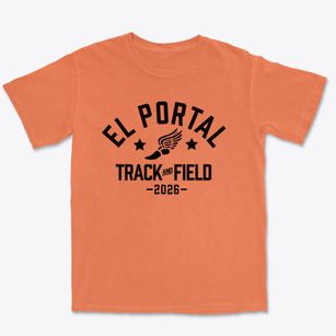 El Portal Elementary School Track and Field Premium Heavyweight T-shirt