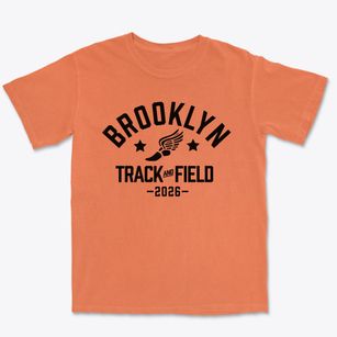 Brooklyn High School Track and Field Premium Heavyweight T-shirt