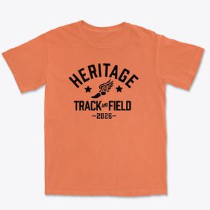 Heritage Middle School Track and Field Premium Heavyweight T-shirt