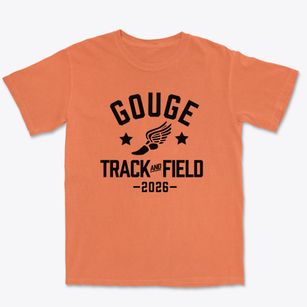 Gouge Elementary School Track and Field Premium Heavyweight T-shirt