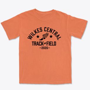 Wilkes Central High School Track and Field Premium Heavyweight T-shirt