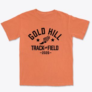 Gold Hill School Track and Field Premium Heavyweight T-shirt