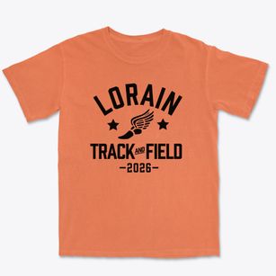 Lorain High School Track and Field Premium Heavyweight T-shirt
